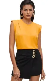 shein-bluzka-damska-pomaranczowa-gladka-38-m4z