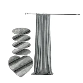 zaslona-z-weluru-wzor-jodelka-140x230-cm-z-tasma-elegancka-jasny-szary