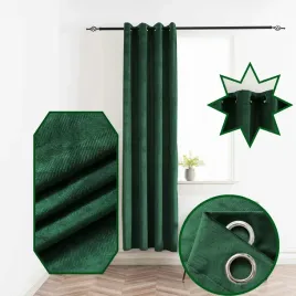 elegancka-zaslona-140x250-cm-zielen-jodelka-przelotki-nowoczesne-wnetrza