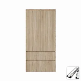 dwudrzwiowa-szafa-z-dwiema-szufladami-dab-sonomaor-180x90x51-cm