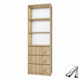 elegancki-duzy-regal-z-3-szufladami-i-polkami-na-ksiazki-dab-craft-zloty