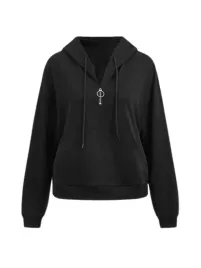 bluza-damska-czarna-z-zamkiem-gladka-l-lhg