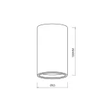 genesis-spot-white-1xgu10-10cm-dlugosc-wysokosc-122-cm