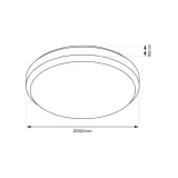 plafon-liria-2xe27-marka-milagro