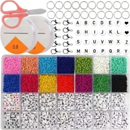 koraliki-do-bransoletek-bizuterii-literki-zestaw-diy-koralikow-z-literkami