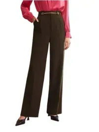 spodnie-damskie-eleganckie-khaki-proste-xs-lrl