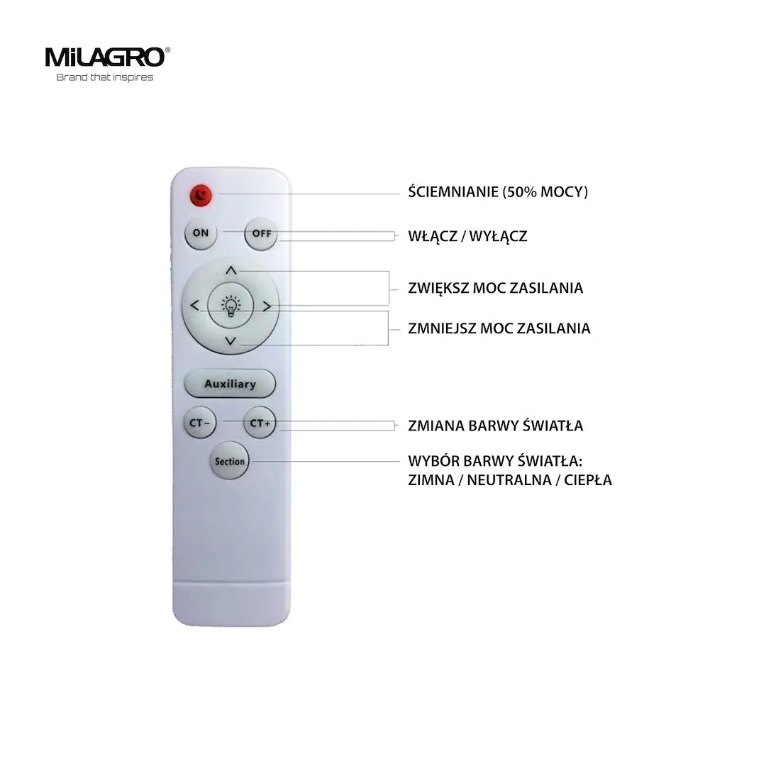 plafon-shell-bialy-40w-led-o480-mm