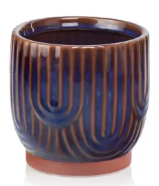 oslonka-ceramiczna-vintage-granatowo-brazowa-14-cm-okragla-1-szt