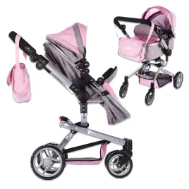 lekki-wozek-dla-lalek-spacerowy-gleboki-z-gondola-regulowany-uchwyt-torba