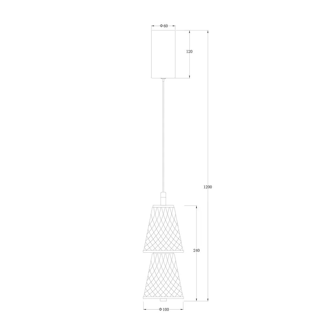 lampa-wiszaca-sansa-5w-led-stan-nowy