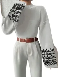 shein-sweter-klasyczny-szary-wzor-damski-loj