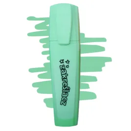 zakreslacz-pisak-pastelowy-zielony-do-podkreslania-schemat-biurowy-szkolny