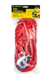 linka-holownicza-samochodowa-czerwona-3500-kg-4m-pleciona-z-hakiem-1-szt