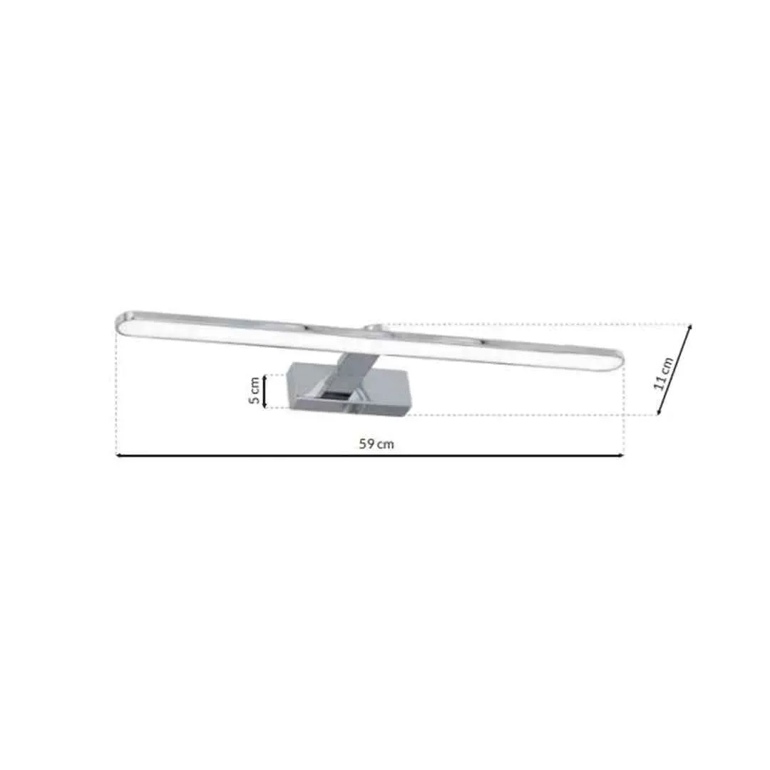 kinkiet-splash-chrome-60cm-12w-led