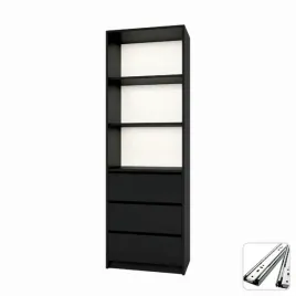 elegancki-duzy-regal-z-3-szufladami-i-polkami-na-ksiazki-czarny-180x90x32cm