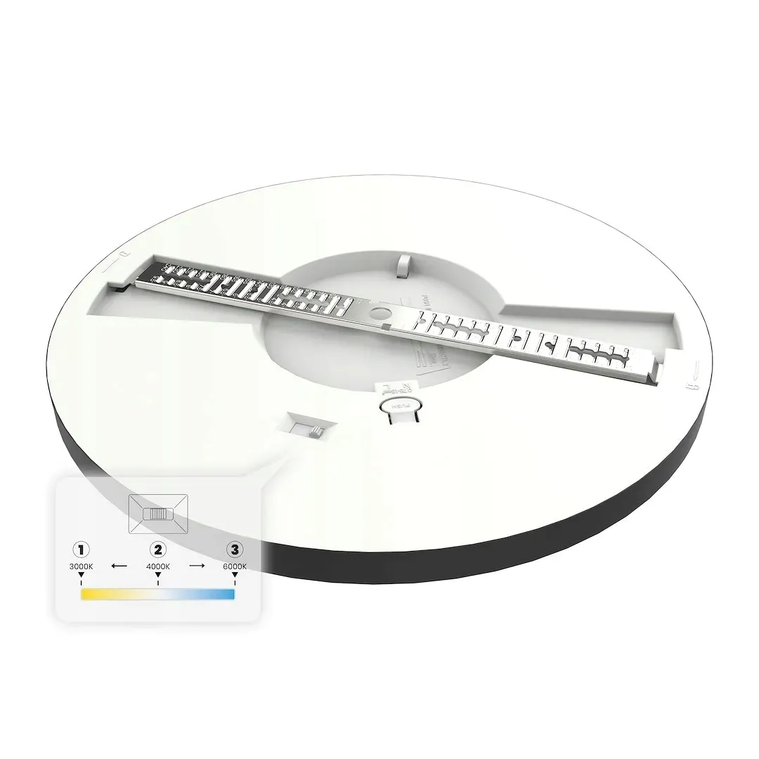 plafon-evora-czarny-round-24w-3cct-stan-nowy