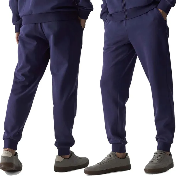 Spodnie Dresowe Męskie 4F Joggery Sportowe Dresy Bawełniane M0943-31S-M