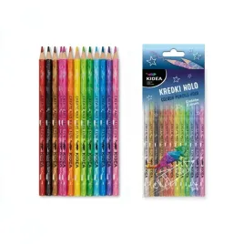 kredki-olowkowe-holo-12-kolorow-kidea-zlota-srebrna