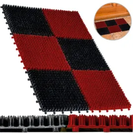 wycieraczka-plastikowa-uniwersalna-mata-czyszczaca-trawka-czerwony-36x55
