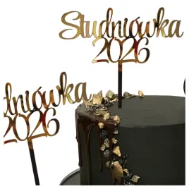 studniowka-2026-topper-na-tort-zloty-plexi-dekoracje-tortu-na-studniowke