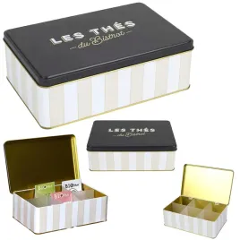 puszka-na-herbate-bistrot-czarno-bezowa-metalowa-13x20x7-cm-elegancka