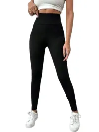 legginsy-damskie-czarne-klasyczne-prazkowane-s-lrd