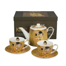 porcelanowy-dzbanek-z-zaparzaczem-i-2-filizanki-klimt-the-kiss-classic