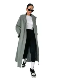 plaszcz-trencz-dlugi-zielony-damski-casual-m-loe