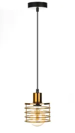 Zdjęcie produktu Lampa wisząca LondonStyle 12 cm miedź żyrandol GLAMOUR Salon modern