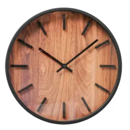 zegar-scienny-wiszacy-okragly-brazowy-zegarek-zawieszany-o-30-cm-bez-cyfr