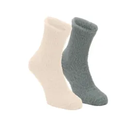 kubota-skarpety-casual-puchate-2-pary-biale-zielone-rozmiar-36-38