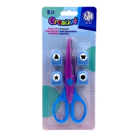 astra-creativo-nozyczki-ozdobne-niebiesko-fioletowe-dziurkacze-ozdobne-4szt