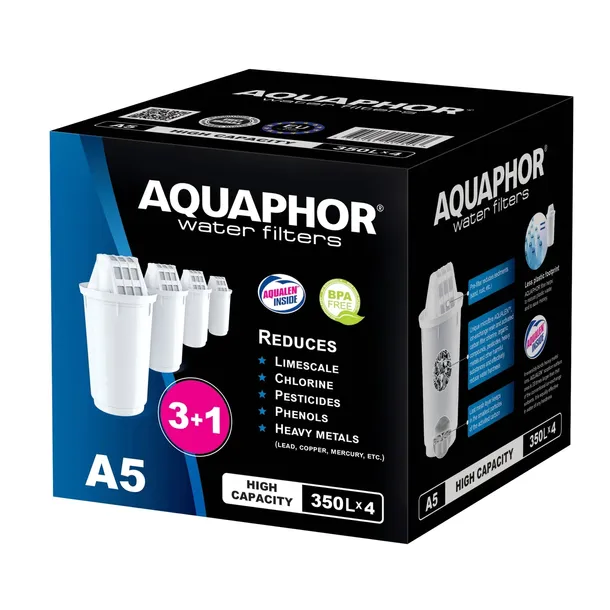 Wkład filtrujący do dzbanka Aquaphor A5 4 szt.