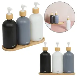 zestaw-3-dozownikow-500-ml-z-tacka-do-lazienki-kuchni-na-mydlo-zel-szklane