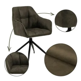 krzeslo-do-jadalni-salonu-ciemnozielone-wygodne-tapicerowane-obrotowe