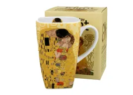kwadratowy-porcelanowy-kubek-klimt-the-kiss-ecru-650-ml-elegancki