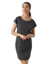 vero-moda-czarna-sukienka-w-paski-z-krotkim-rekawem-xl-j7a