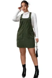 shein-plus-size-sukienka-zielona-casual-48-lob