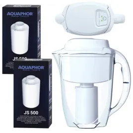 dzbanek-filtrujacy-j-shmidt-500-bialy-aquaphor-2-wklady-w-zestawie