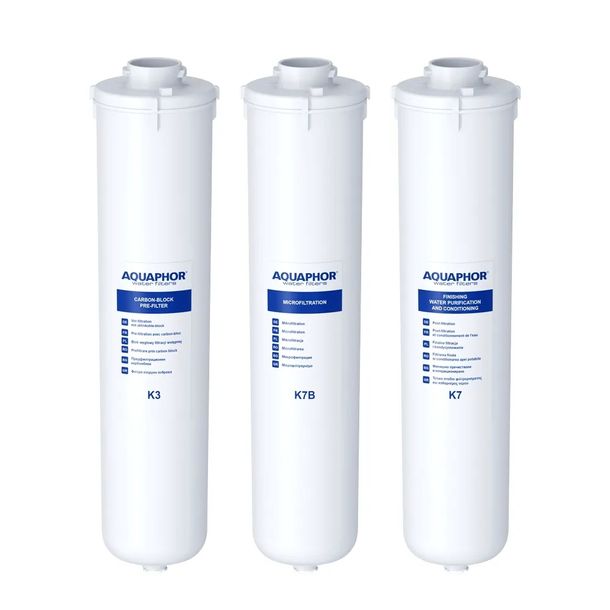 Zestaw 3 wkładów Aquaphor Kryształ B Eco K3, K7B i K7