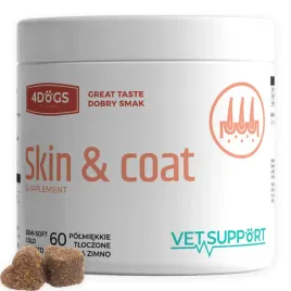 suplement-dla-psow-4dogs-vetsupport-skora-i-siersc-180-g-bardzo-smaczne