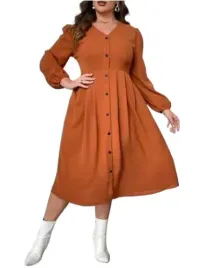 shein-plus-size-miedziana-sukienka-prosta-50-lom