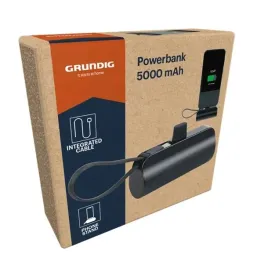grundig-powerbank-5000-mah-z-wbudowanym-kablem-typ-c-czarny