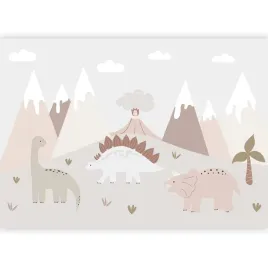 fototapeta-samoprzylepna-dziecieca-dla-dziecka-dinozaury-gory-pokoj-490x350