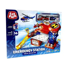 elefun-stacja-ratunkowa-3-poziomy-winda-36el-woz-strazacki-helikopter