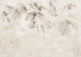 fototapeta-liscie-natura-bezowa-boho-3d-tapeta-na-sciane-sypialni-400x280