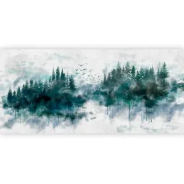 fototapeta-narozna-akwarelowy-las-widok-ptaki-krajobraz-natura-3d-400x280