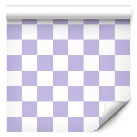 tapeta-w-rolce-premium-bialo-fioletowa-kratka-do-salonu-sypialni-3d-05x10m