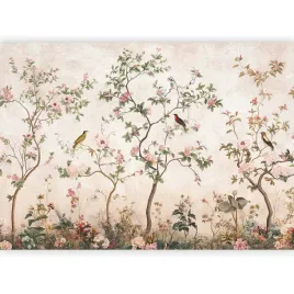 fototapeta-drzewa-galazki-kwiaty-bez-natura-boho-vintage-do-salonu-450x315