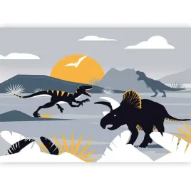 fototapeta-kraina-dinozaurow-dinozaury-bajkowa-tapeta-dziecieca-3d-400x280